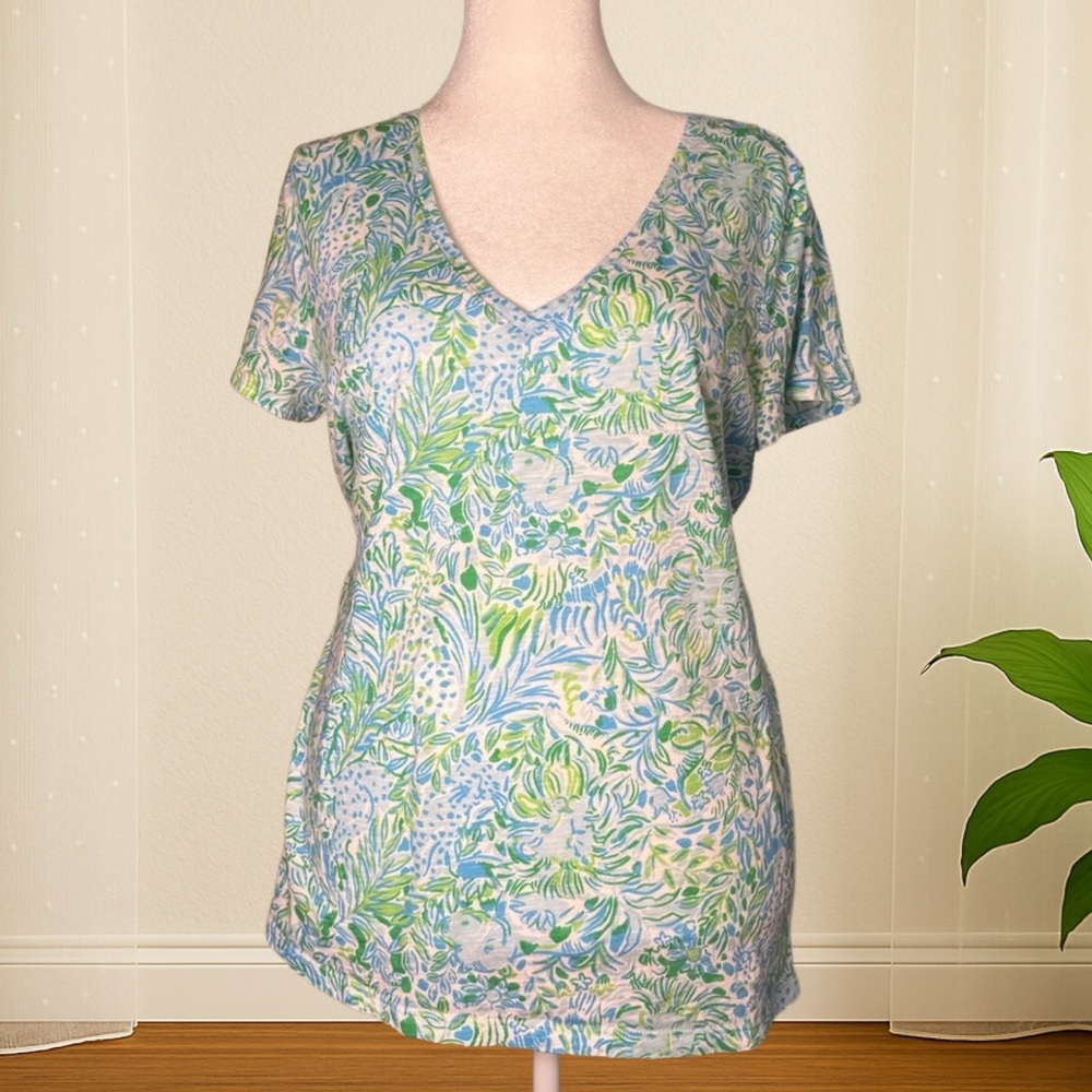 Lilly Pulitzer Women’s T-Shirt - XL - Excellent Condition
